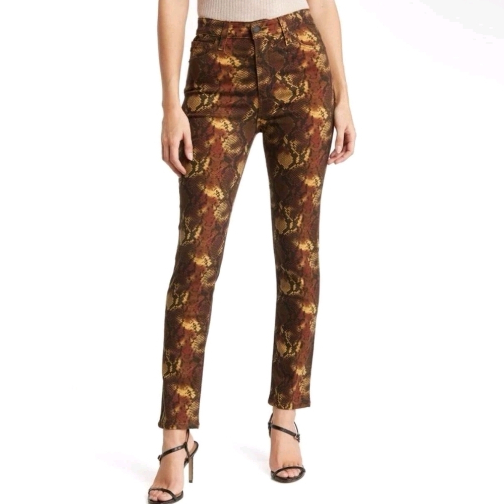 AG Adriano Goldschmied Jeans Size 26 Snakeskin Sophia Skinny Ankle Reptile Print